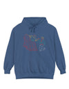 Hand-Embroidered Celebration Hoodie, Cozy Unisex Sweatshirt for Festivals, Perfect Gift for Birthdays, Holidays, or Everyday Wear