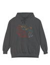 Hand-Embroidered Celebration Hoodie, Cozy Unisex Sweatshirt for Festivals, Perfect Gift for Birthdays, Holidays, or Everyday Wear