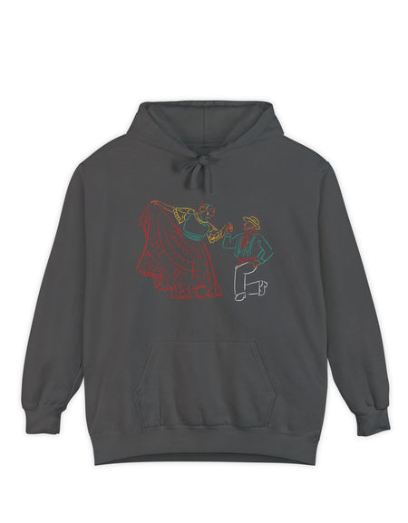 Hand-Embroidered Celebration Hoodie, Cozy Unisex Sweatshirt for Festivals, Perfect Gift for Birthdays, Holidays, or Everyday Wear